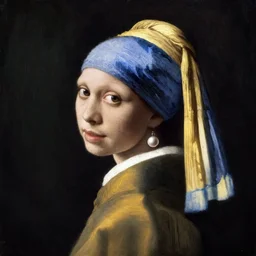 portrait of Kim Jong-Un in the style of Girl with a Pearl Earring by Johannes Vemeer, oil painting, masterpiece, old master, grand master