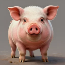 angry piglet, detailed painting, 4 k, concept art