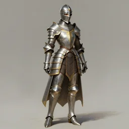 beautiful girl knight, full body shot,, medieval armor, helmet, d & d, fantasy, intricate, elegant, golden trims, highly detailed, digital painting, artstation, concept art, matte, sharp focus, illustration, hearthstone, art by artgerm and greg rutkowski and alphonse mucha
