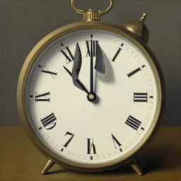 time, painting by rene magritte, high detail, high resolution
