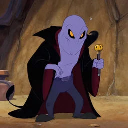 Dementor from Harry Potter series, animation keyframe by Chuck Jones, looney tunes, technicolor