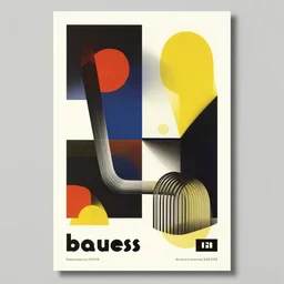 midcentury bauhaus art poster