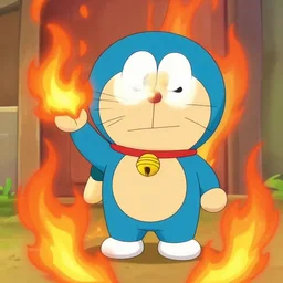 dora the explorer on fire