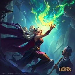 lucian league of legends wild rift hero champions arcane magic digital painting bioluminance alena aenami artworks in 4 k design by lois van baarle by sung choi by john kirby artgerm style pascal blanche and magali villeneuve mage fighter assassin