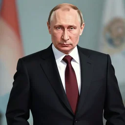 vladimir putin in black lagoon, anime art, high quality