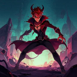 snufkin in hell, digital illustration portrait design, by android jones and greg rutkowski, retrowave color scheme, detailed, cinematic lighting, wide angle action dynamic portrait