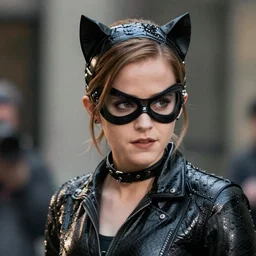 Emma Watson as Catwoman, XF IQ4, 50mm, f/1.4, ISO 200, 1/160s, natural light, Adobe Lightroom, photolab, Affinity Photo, PhotoDirector 365