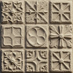 romanesque texture pbr materials procedural tile patern substance photo game cg textures. com gametextures studio resource image handpaint