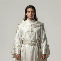 perfectly-centered-Portrait of a latino cleric druid god, The Perfect Human male Specimen, intricate, elegant, athletic,  super highly detailed, professional digital painting, artstation, concept art, smooth, sharp focus, no blur, no dof, extreme illustration, Unreal Engine 5, 8K, art by artgerm and greg rutkowski and alphonse mucha loish and WLOP