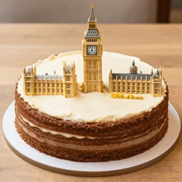 London city made of cake