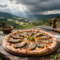 ratatouille making pizza