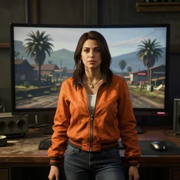 Orange cassidy in a GTA V loading screen,