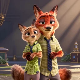 Screenshot from Grand Theft Auto III featuring Nick Wilde (from Zootopia)