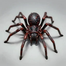 concept art of a horrific mutated spider