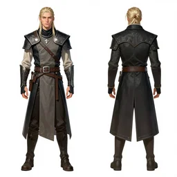 geralt of rivia new costume concept design, alger wilson, fashion, concept art, by artgerm, greg rutkowski, cinematic light, featured on artstation, octane render, sharp focus, ray tracing, artstationhq, cgsociety, 8 k.