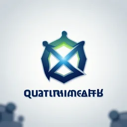 a logo for quantum research lab unreal engine artstation