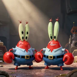 jeff bezos and mr krabs as best friends