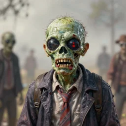 a bokeh photo of a zombie meme template, documentary film, an ultrafine detailed painting by james jean, cgsociety, figurative art, detailed painting, dystopian art, high detail greg rutkowski and andreas rocha, tristan eaton, victo ngai, artgerm, rhads, ross draws