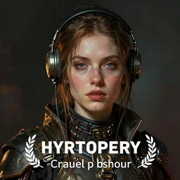a beautiful digital art portrait of a woman, hydropunk
