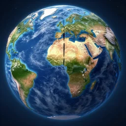 a separation from a world to another world, realistic, 8 k, very detailed, cgi