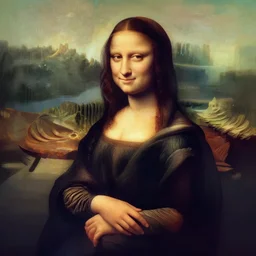 Sakimichan Style : Mona Lisa