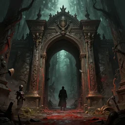 portal to hell, fantasy art