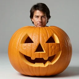 tom cruise made out of pumpkin