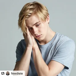 pewdiepie is emo instagram photo shoot