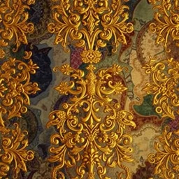 seamless intricate klimt golden motives and textures pattern, hyper detailed, octane render, vivid colors, artstation, by jeremy mann, by alphonse mucha, by klimt