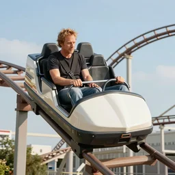 billy corgan on a roller coaster