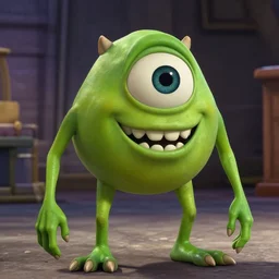 mike wazowski in the matrix, movie still