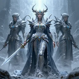 high fantasy chaos goddess designed by peter mohrbacher, greg rutkowski, hyperrealistic hyperdetailed symmetrical blizzard concept artists, concept art, fantasy, 8 k, cg render, octane, insanely detailed,