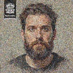 a man with a beard is staring at the camera, a character portrait by Mandy Jurgens, cgsociety contest winner, shock art, artstation hq, speedpainting, official art