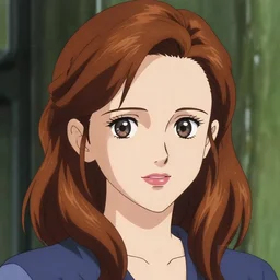 colored anime portrait of emma watson, high quality crisp linework with rich colors by tite kubo