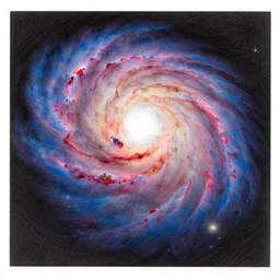 exciting colored pencil art by dan flavin, by albert goodwin. sculpture. ngc 7 2 9 3 helix nebula in intrared by vista telescope, chile.