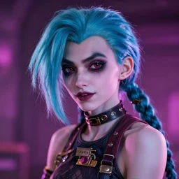 jinx portrait, cinematic