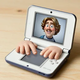 scott the woz breaking a Nintendo DS in half