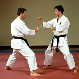 Thomas Pynchon learning karate.