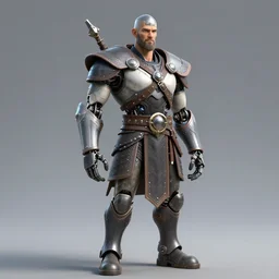 cyborg viking, hyper realistic, design by mark ryden and pixar and hayao miyazaki, unreal 5, daz, hyperrealistic, octane render, dynamic lighting, intricate, that looks like it is from borderlands and by feng zhu and loish and laurie greasley, victo ngai, andreas rocha, john harris radiating a glowing aura global illumination ray tracing hdr