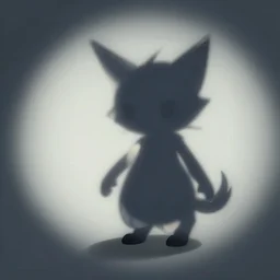 shadow cute elemental in game casual style