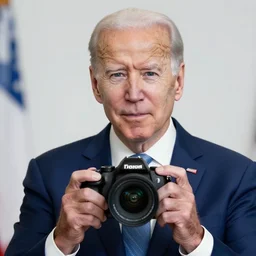 joe Biden in hunter camera