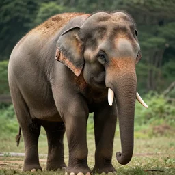 hairy fuzzy asian elephant hd nature photography