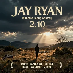 concert poster in the style of jay ryan