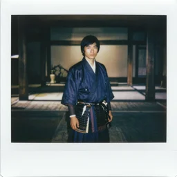 polaroid of a samurai by Tarkovsky