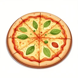 pizza, zentagle illustration