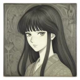 limnologist princess. decal by award - winning mangaka, intricate details, heavily stylized, muted palette, oil painting