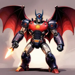 robot bat with missiles and helmet by Marvel Comics