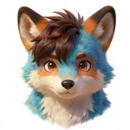 character concept art of a cute young colorful male anthropomorphic furry | | cute - fine - face, pretty face, key visual, realistic shaded perfect face, fine details by stanley artgerm lau, wlop, rossdraws, james jean, andrei riabovitchev, marc simonetti, and sakimichan, trending on artstation