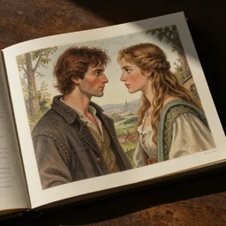 romeo and juliet gay version illustration book