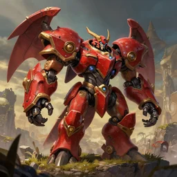mount epic red mechanostrider screenshot world of warcraft mounts worldboss fantasy comics that looks like it is from borderlands by jesper ejsing, by rhads, makoto shinkai alena aenami artworks in 4 k beeple, thomas kinkade heartstone league of legends dofus overwatch